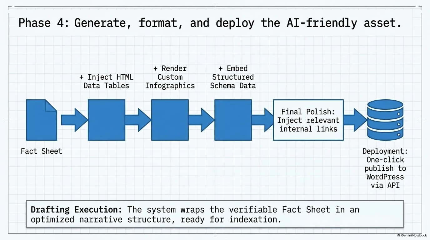 Wireframe diagram breaking down the anatomical elements of a high-converting link magnet article.