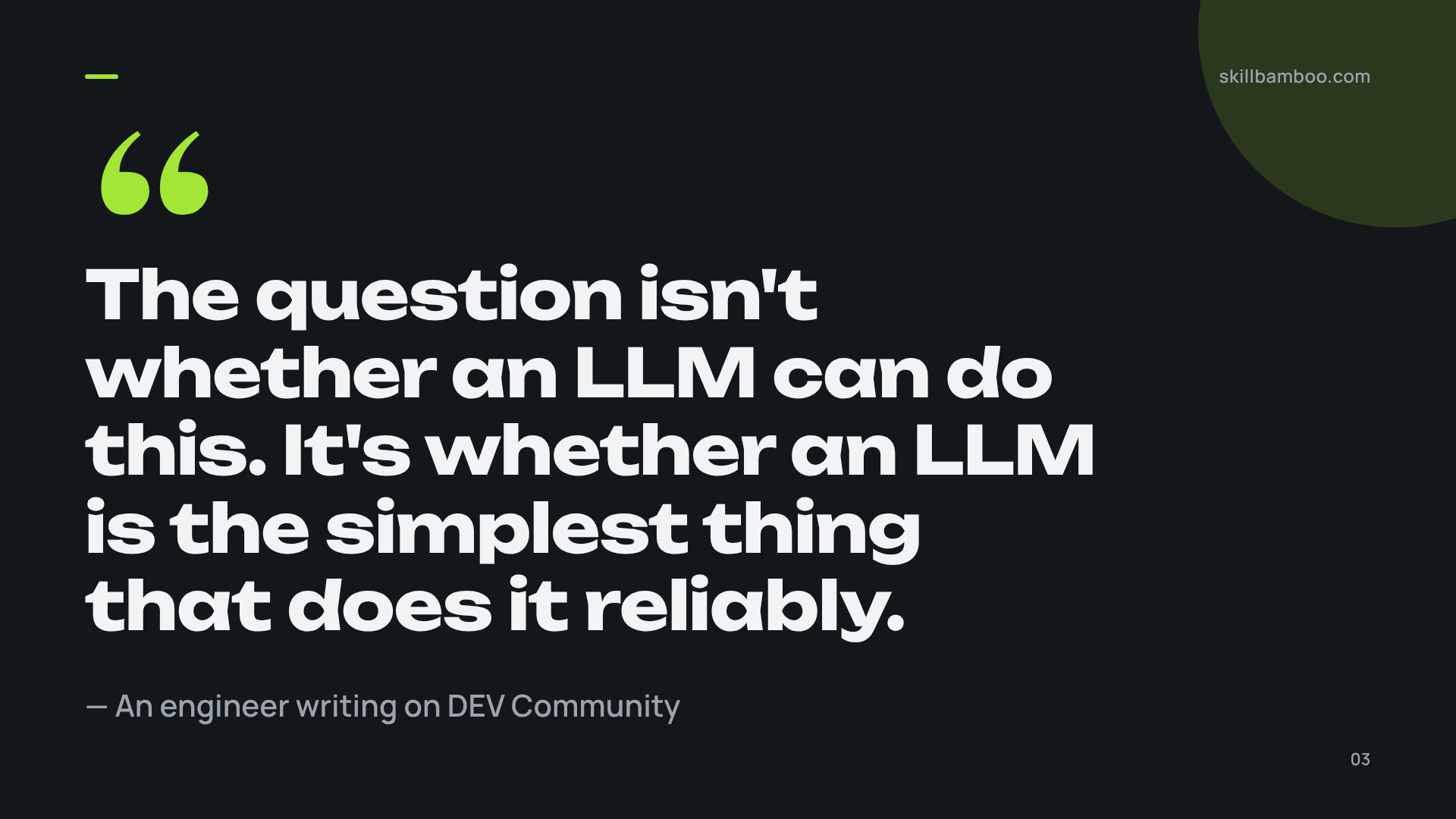 The question that should come before any agent project.